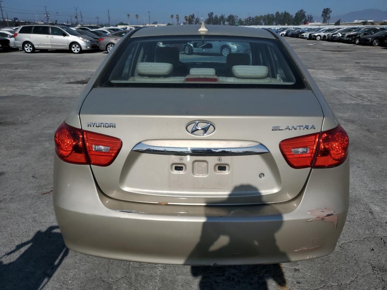2010 HYUNDAI ELANTRA BLUE photo 11
