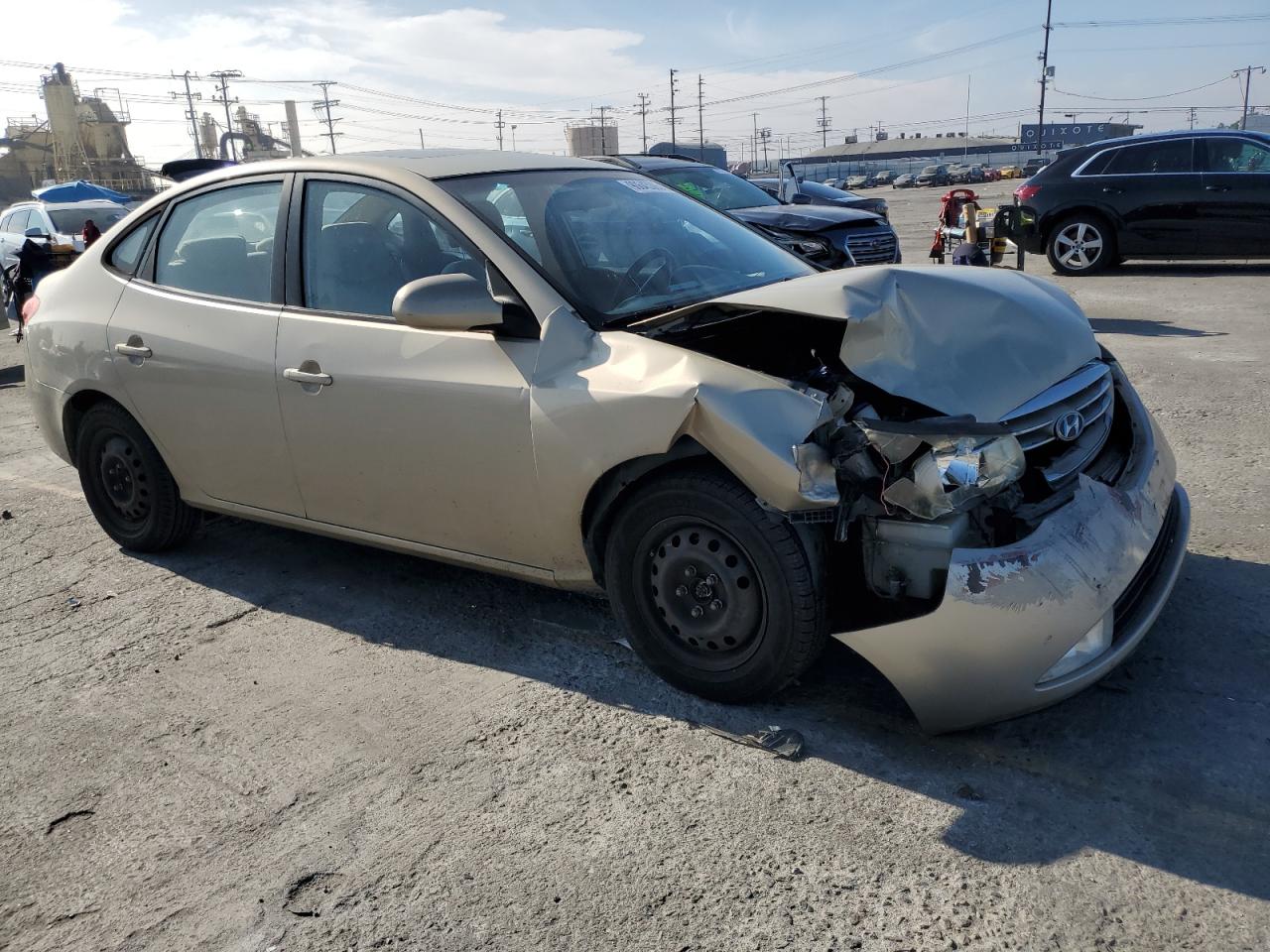 2010 HYUNDAI ELANTRA BLUE photo 7