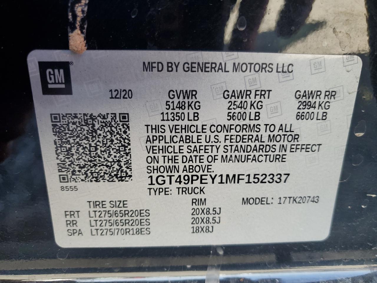 2021 GMC SIERRA K2500 AT4 photo 12