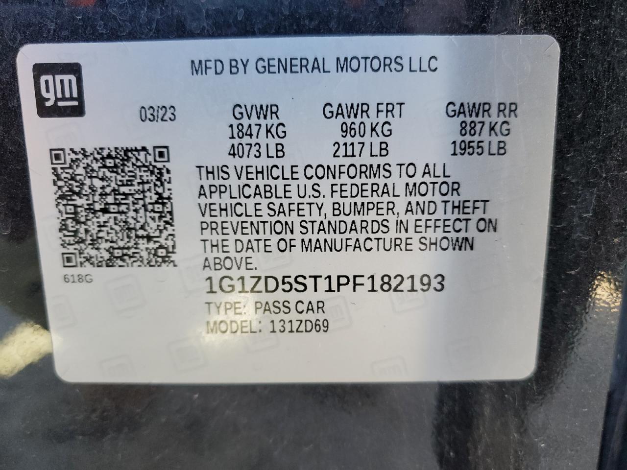 2023 CHEVROLET MALIBU LT photo 25