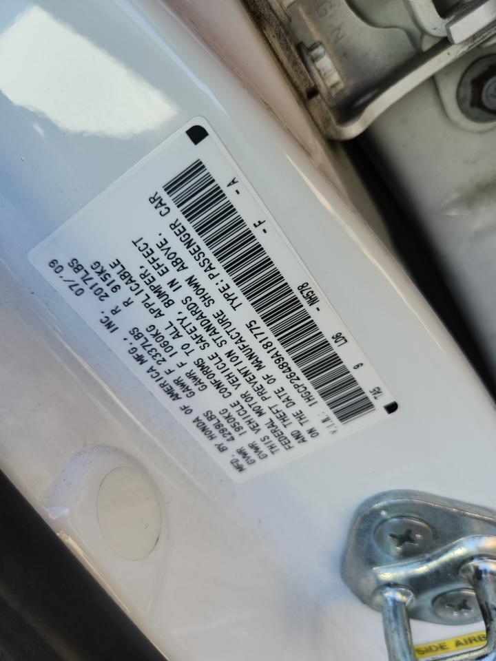 2009 HONDA ACCORD LXP photo 13