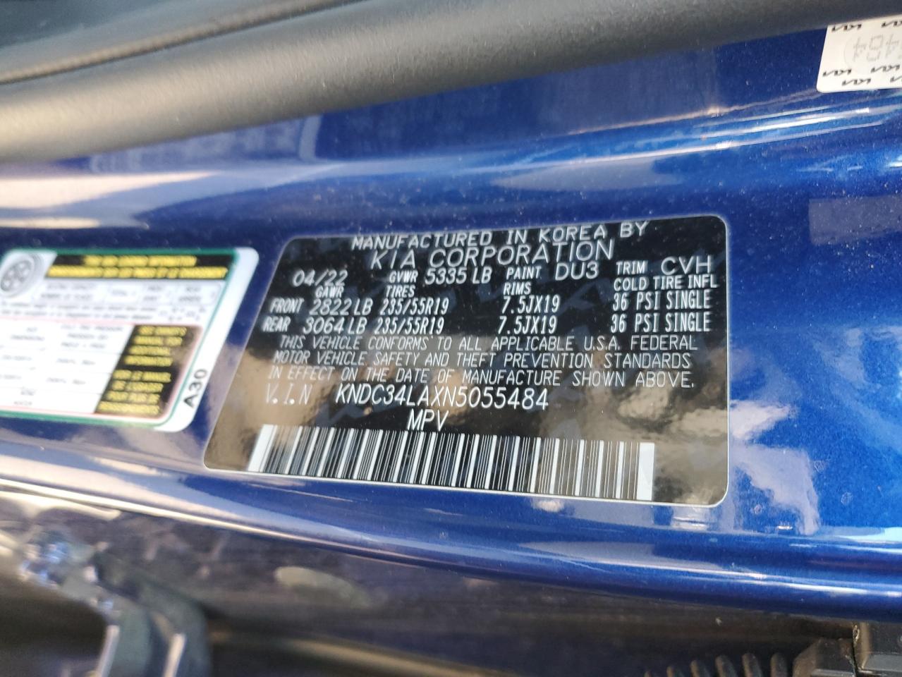 2022 KIA EV6 LIGHT photo 34