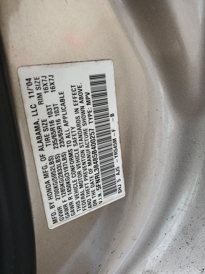 2005 HONDA ODYSSEY EX photo 13