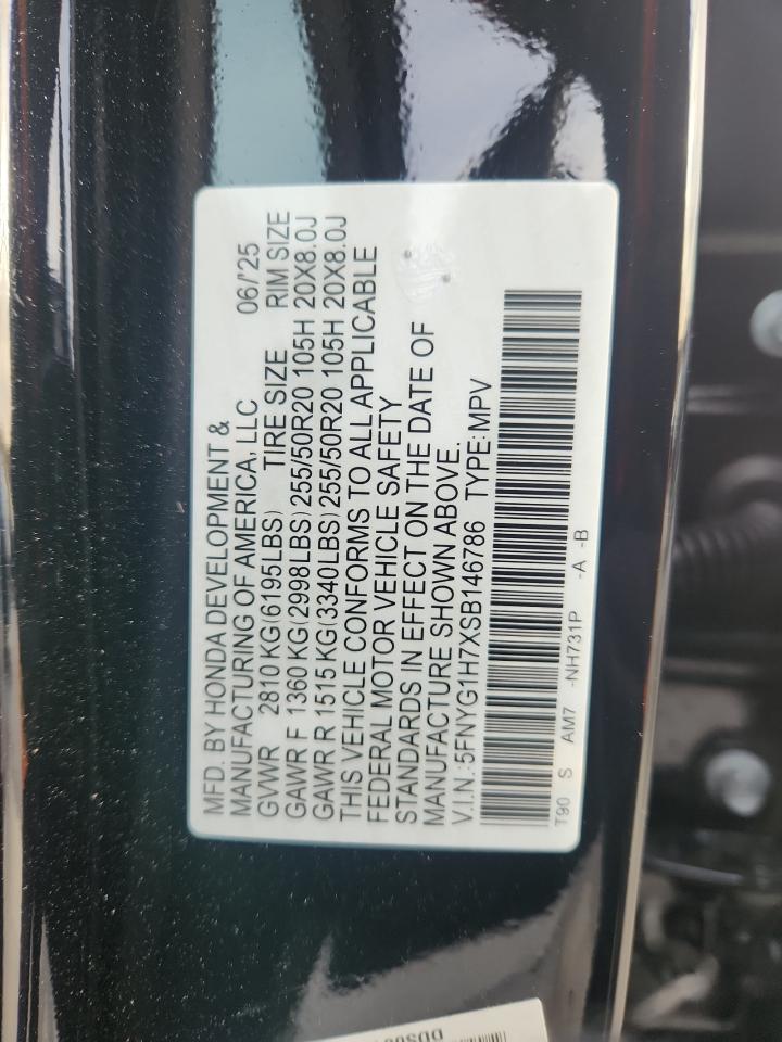 2025 HONDA PILOT TOURING photo 14