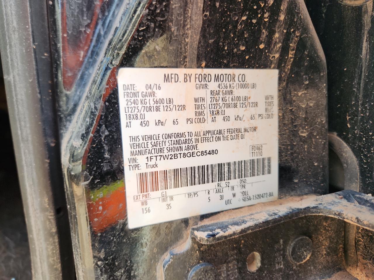 2016 FORD F250 SUPER DUTY photo 23