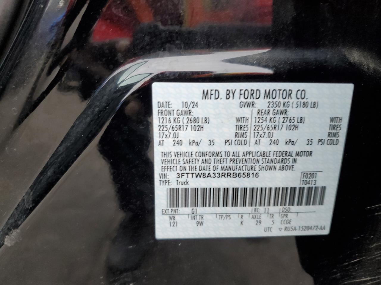 2024 FORD MAVERICK XL photo 49