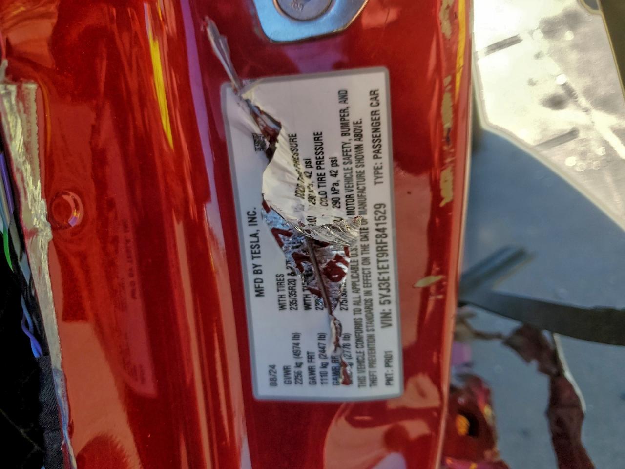 2024 TESLA MODEL 3 photo 25