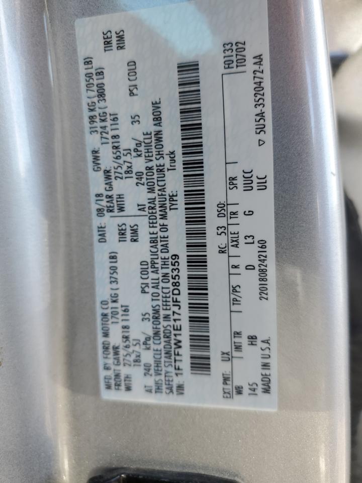 2018 FORD F150 SUPERCREW photo 12