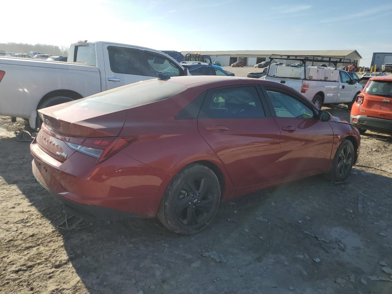 2023 HYUNDAI ELANTRA BLUE photo 3