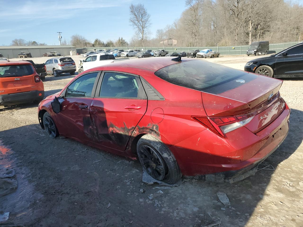 2023 HYUNDAI ELANTRA BLUE photo 2