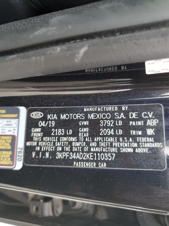 2019 KIA FORTE GT LINE photo 25