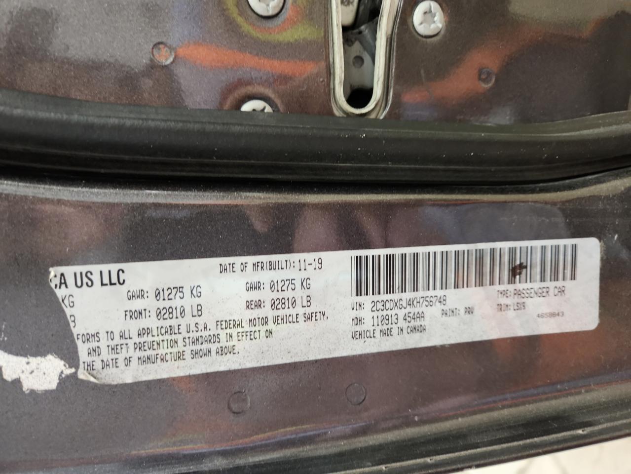 2020 DODGE CHARGER SCAT PACK photo 12