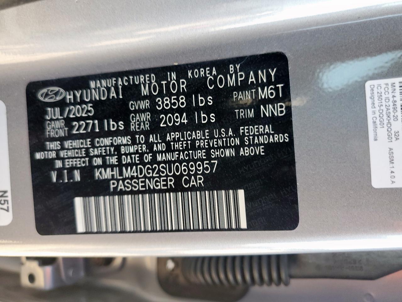 2025 HYUNDAI ELANTRA SEL SPORT photo 23