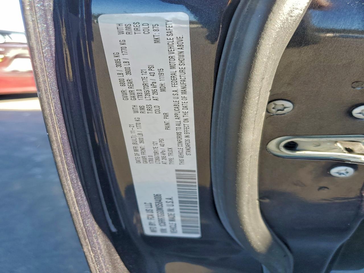 2021 RAM 1500 CLASSIC SLT photo 23