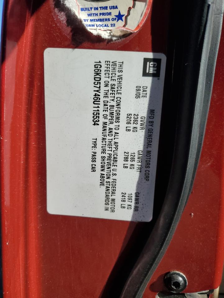 2006 CADILLAC DTS photo 23