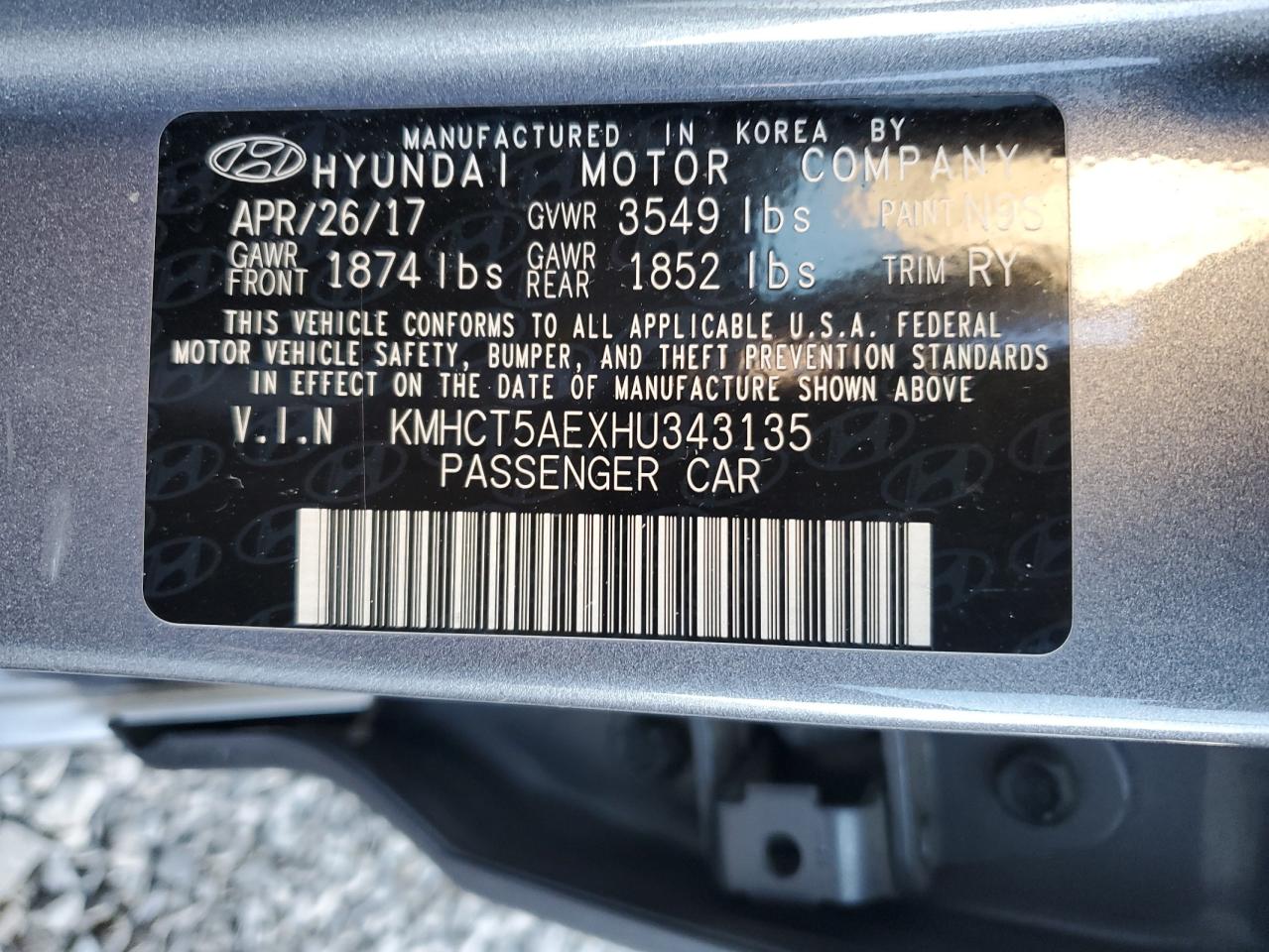 2017 HYUNDAI ACCENT SE photo 23