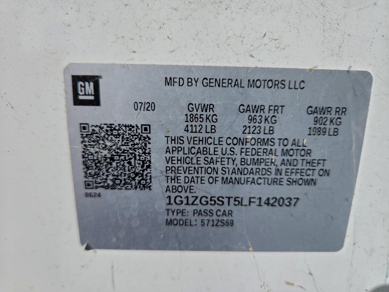 2020 CHEVROLET MALIBU RS photo 23