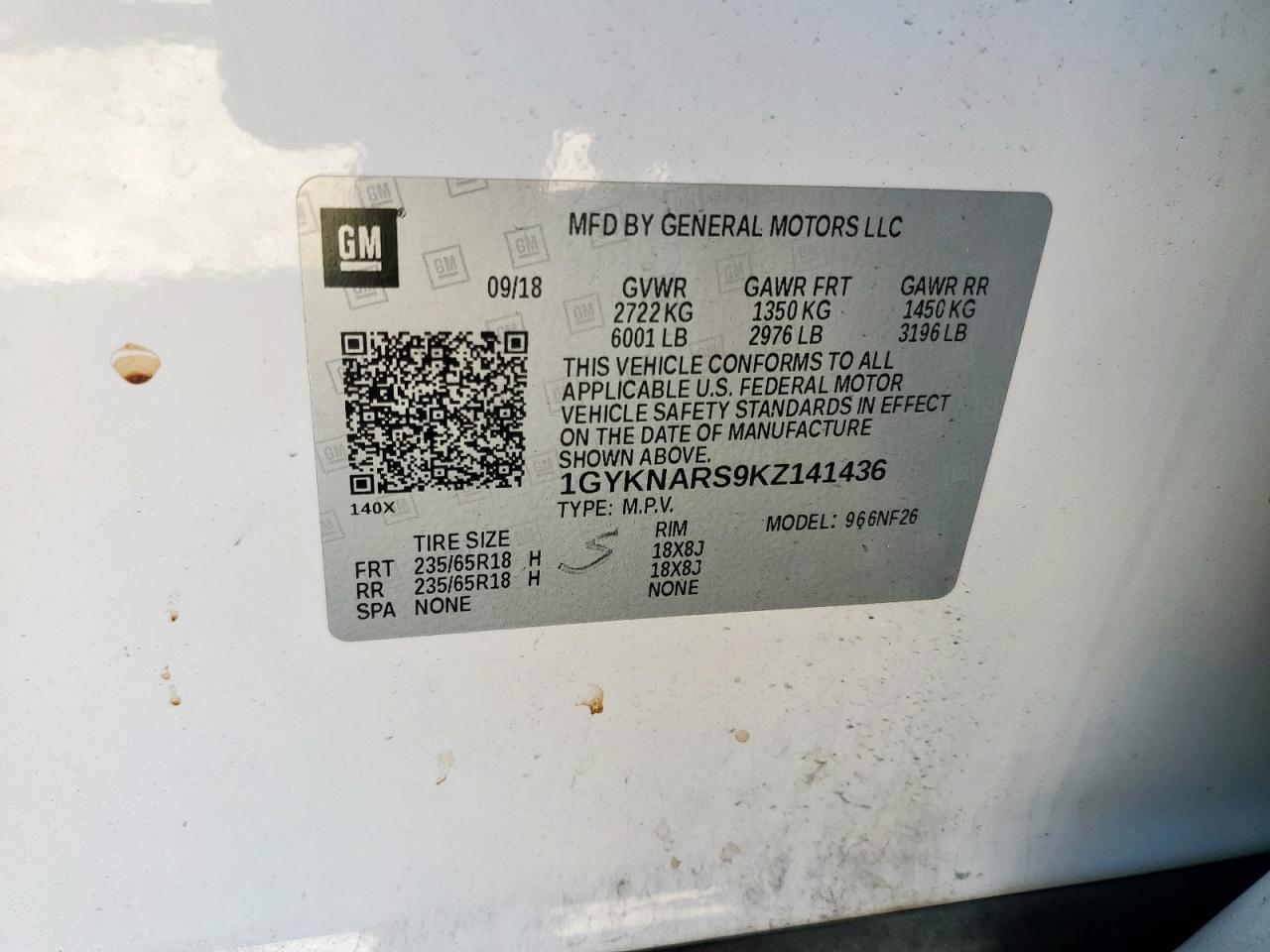 2019 CADILLAC XT5 photo 14