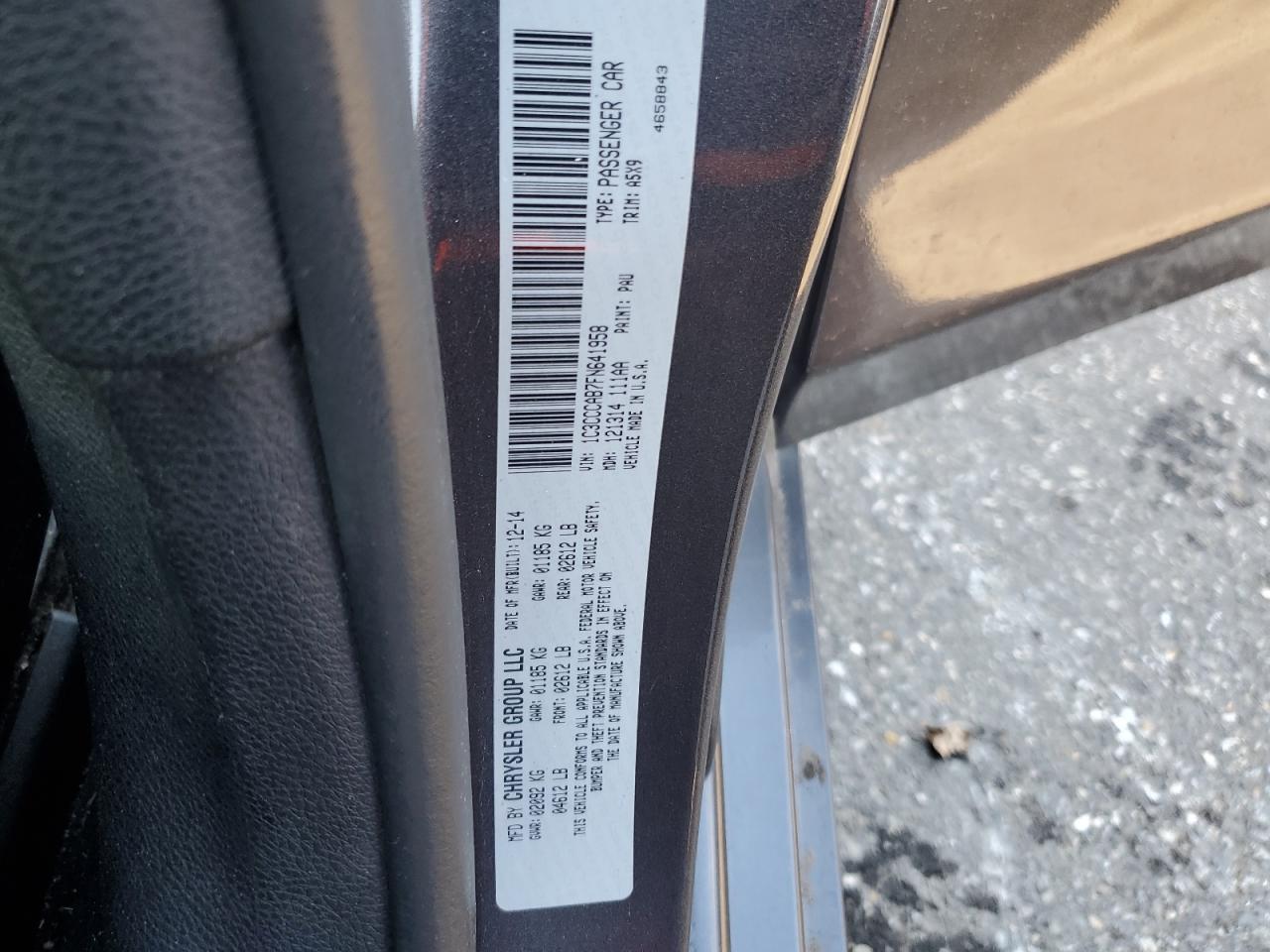 2015 CHRYSLER 200 LIMITED photo 34