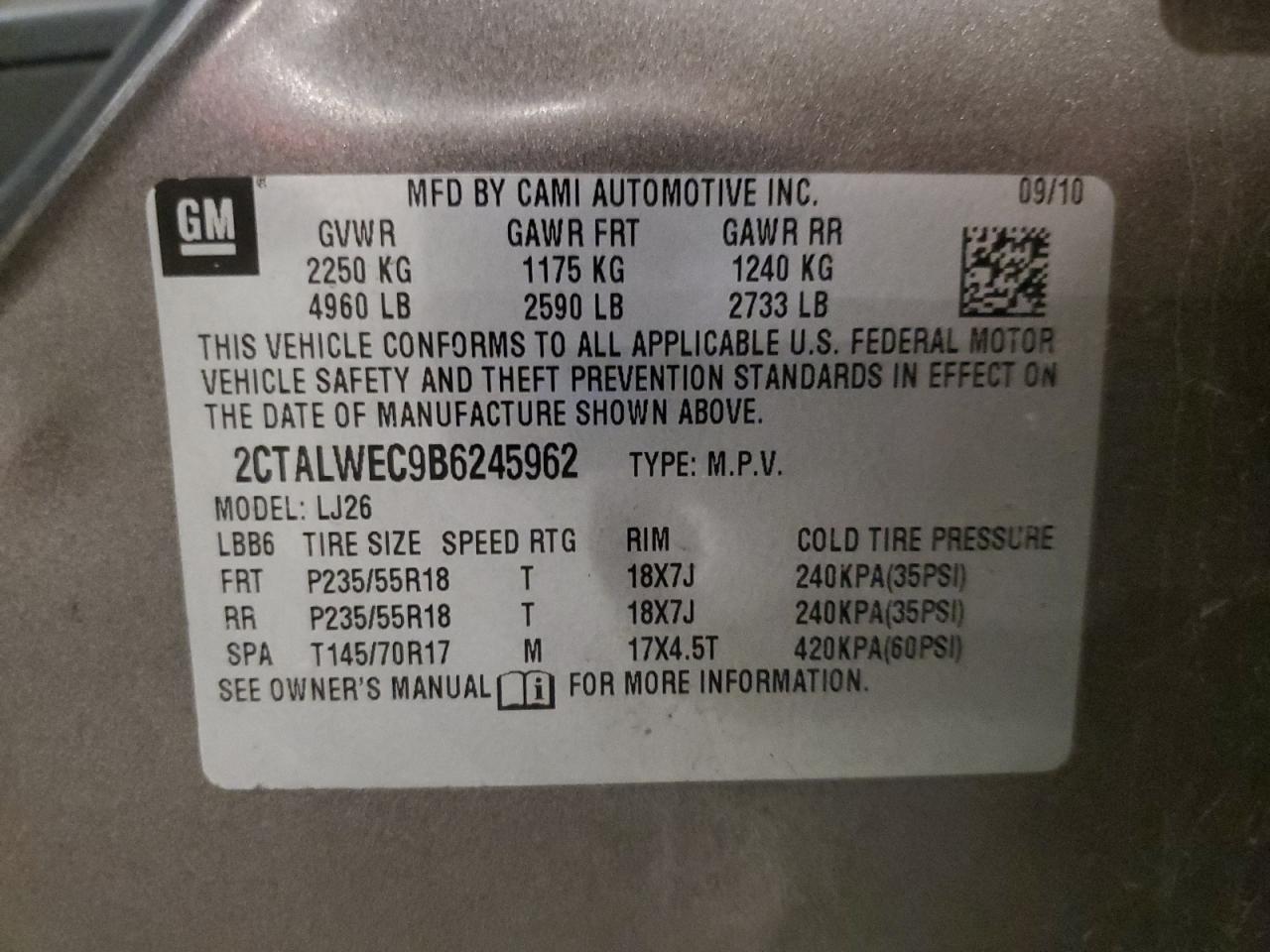 2011 GMC TERRAIN SLT photo 13