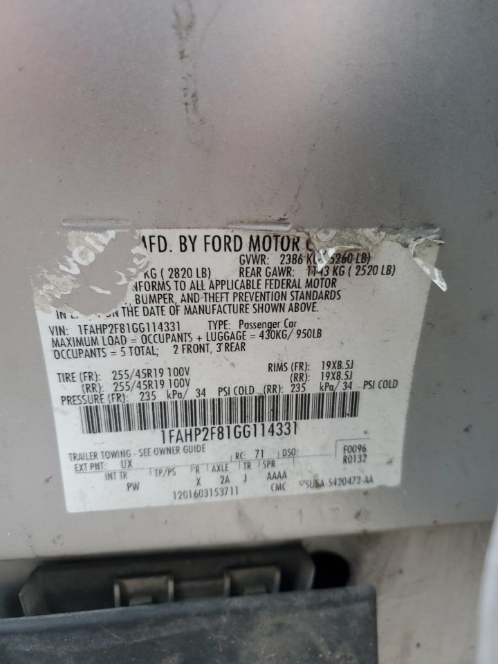 2016 FORD TAURUS LIMITED photo 34