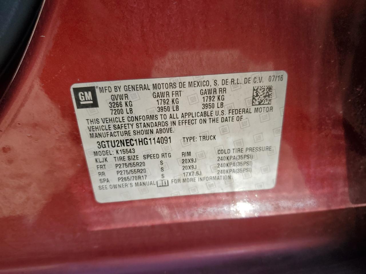 2017 GMC SIERRA K1500 SLT photo 34