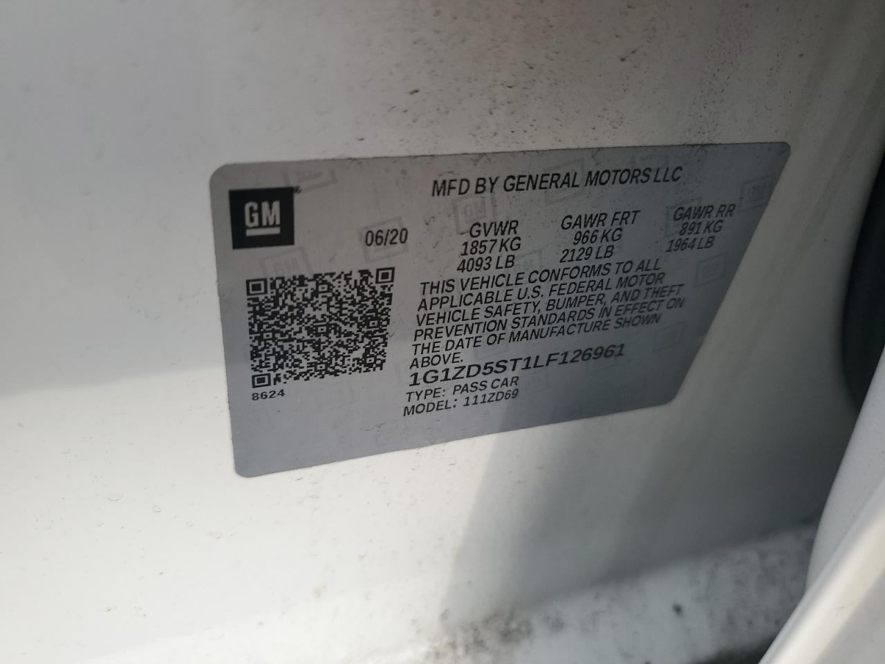 2020 CHEVROLET MALIBU LT photo 23