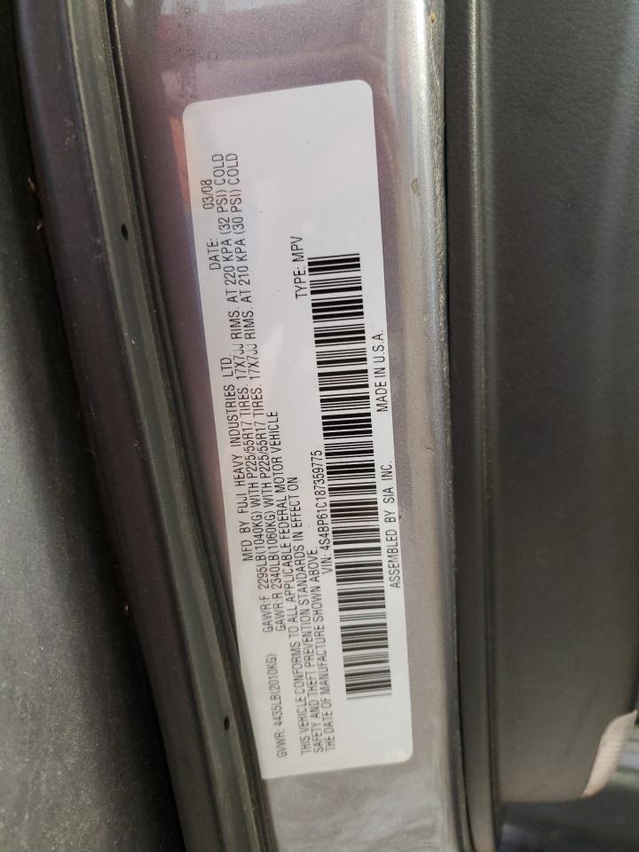 2008 SUBARU OUTBACK 2.5I photo 12