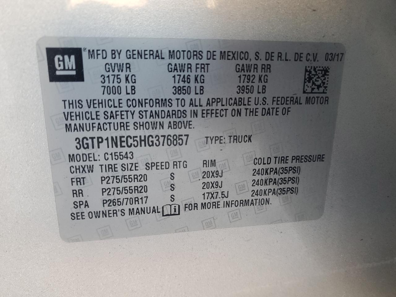 2017 GMC SIERRA C1500 SLT photo 23