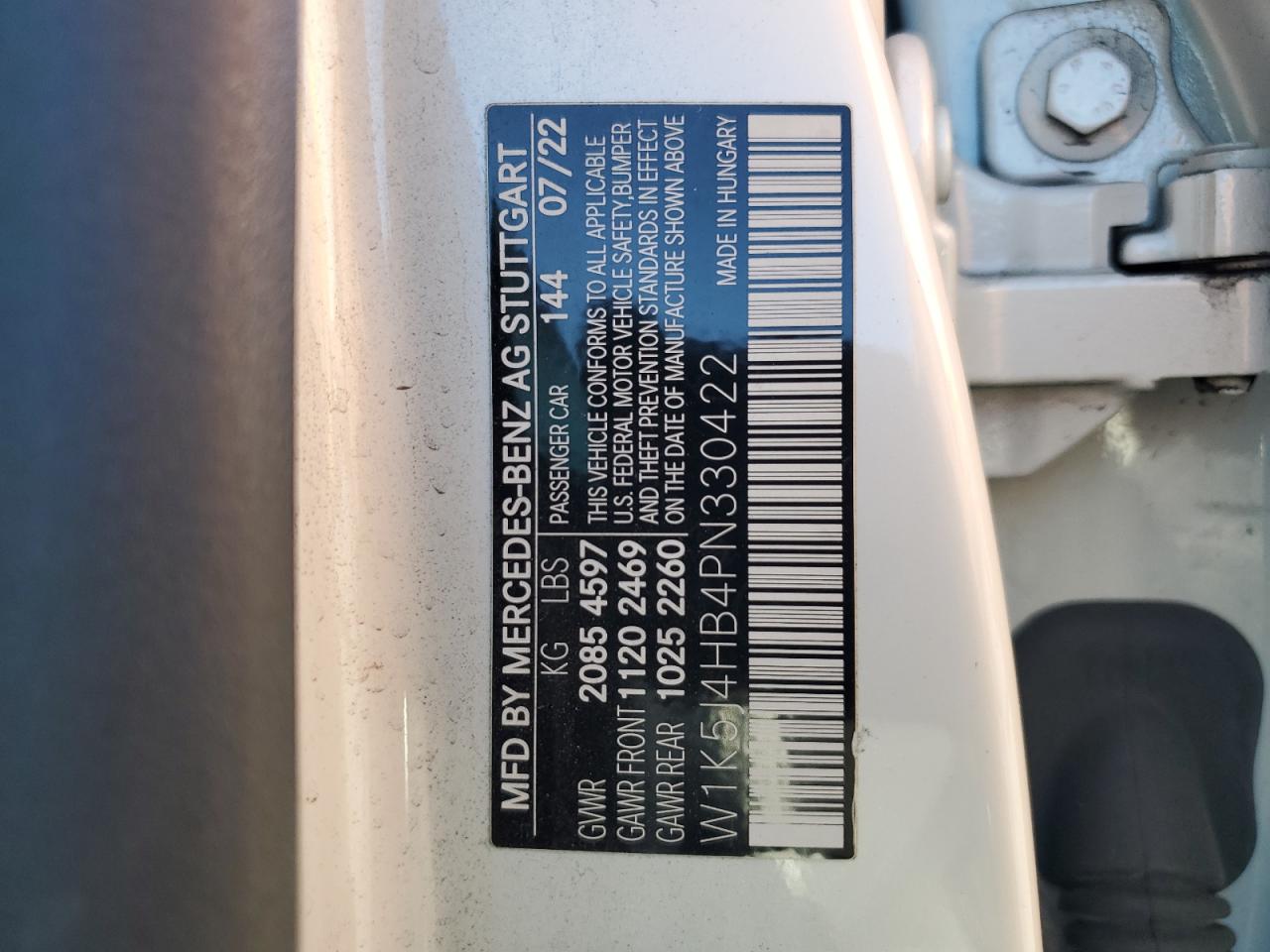 2023 MERCEDES-BENZ CLA 250 4MATIC photo 12