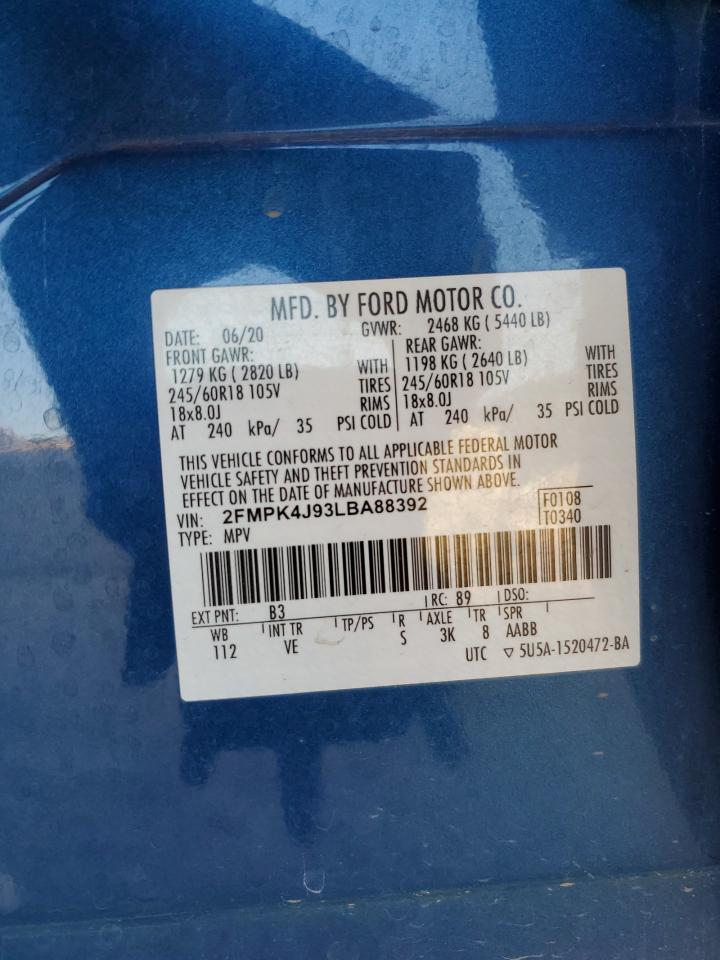 2020 FORD EDGE SEL photo 25