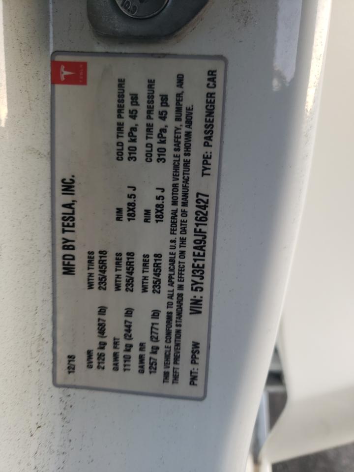 2018 TESLA MODEL 3 photo 25