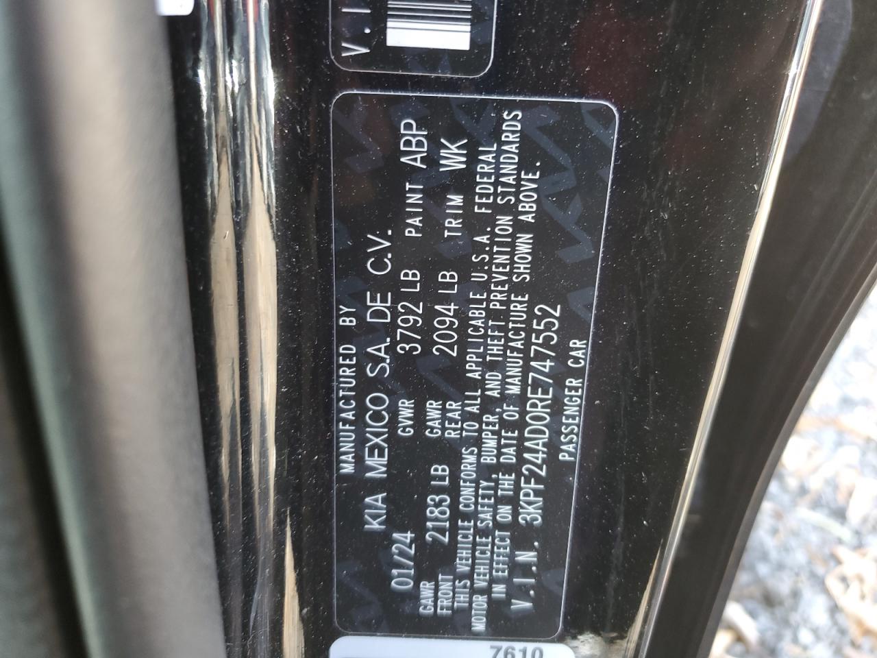 2024 KIA FORTE LX photo 23