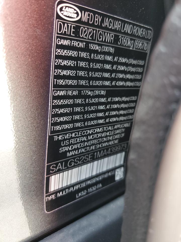 2021 LAND ROVER RANGE ROVER WESTMINSTER EDITION photo 34