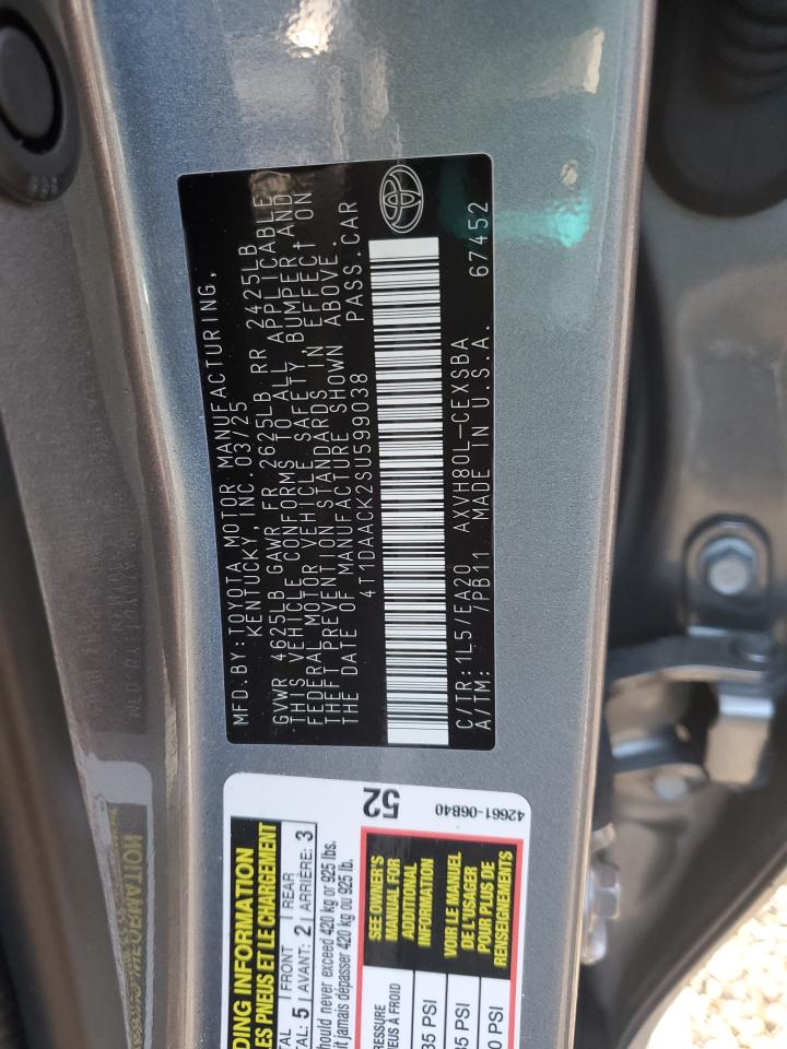 2025 TOYOTA CAMRY XSE photo 34