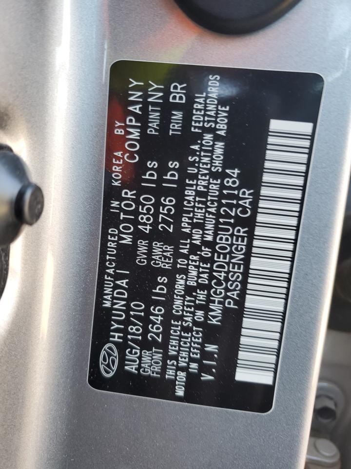 2011 HYUNDAI GENESIS 3.8L photo 23