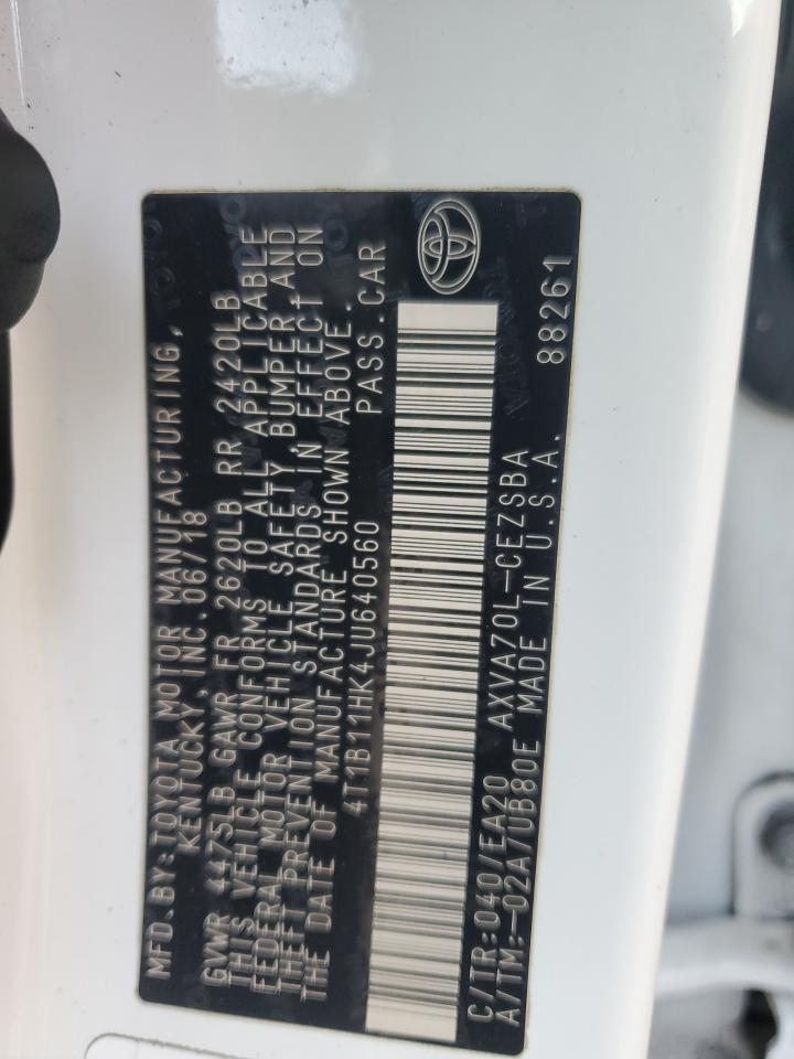 2018 TOYOTA CAMRY SE photo 23