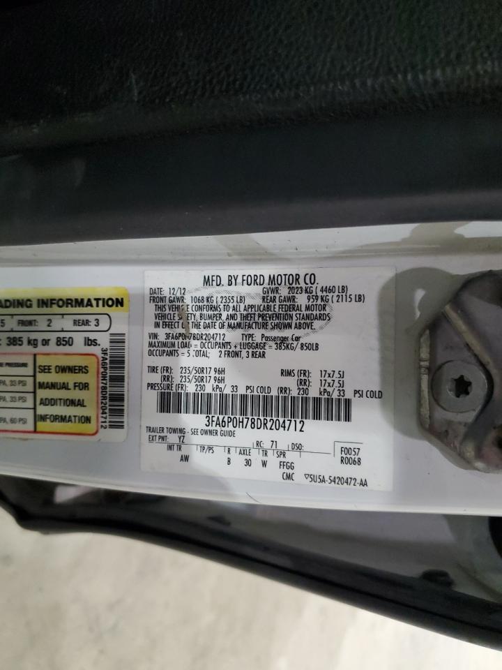 2013 FORD FUSION SE photo 25
