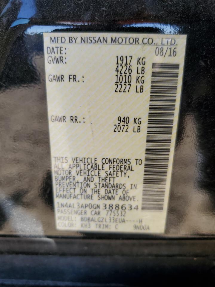 2016 NISSAN ALTIMA 2.5 photo 23