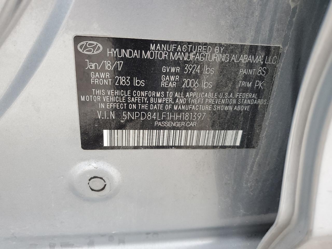 2017 HYUNDAI ELANTRA SE photo 12