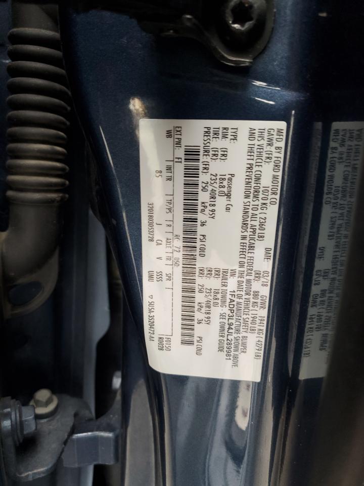 2018 FORD FOCUS photo 12