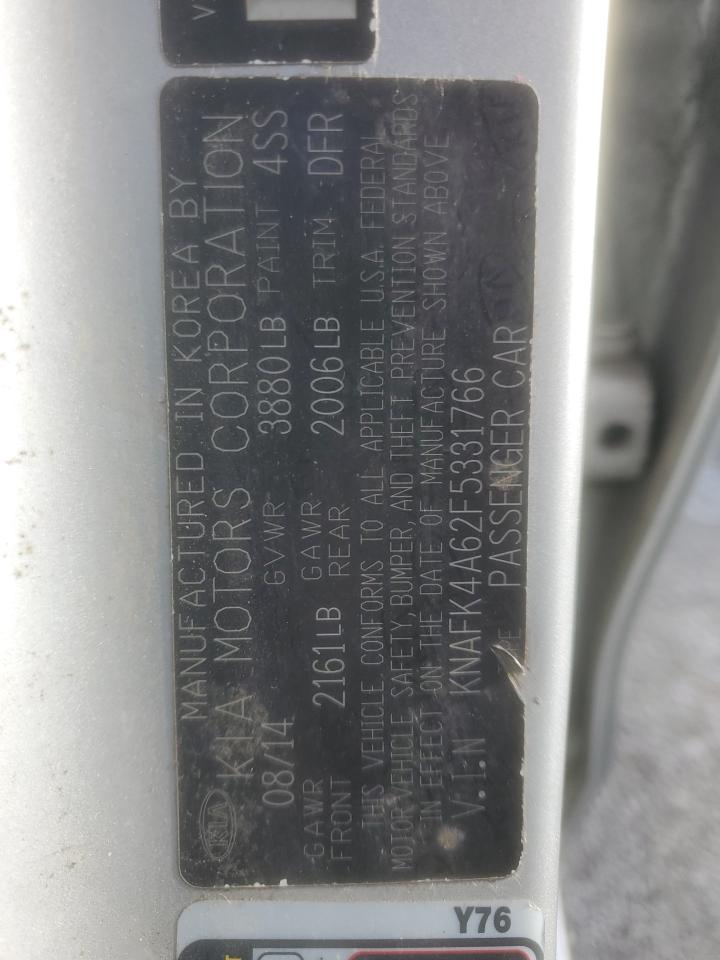 2015 KIA FORTE LX photo 12