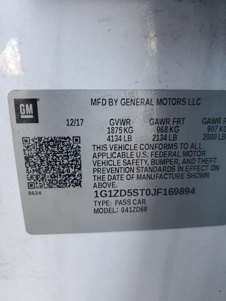 2018 CHEVROLET MALIBU LT photo 23