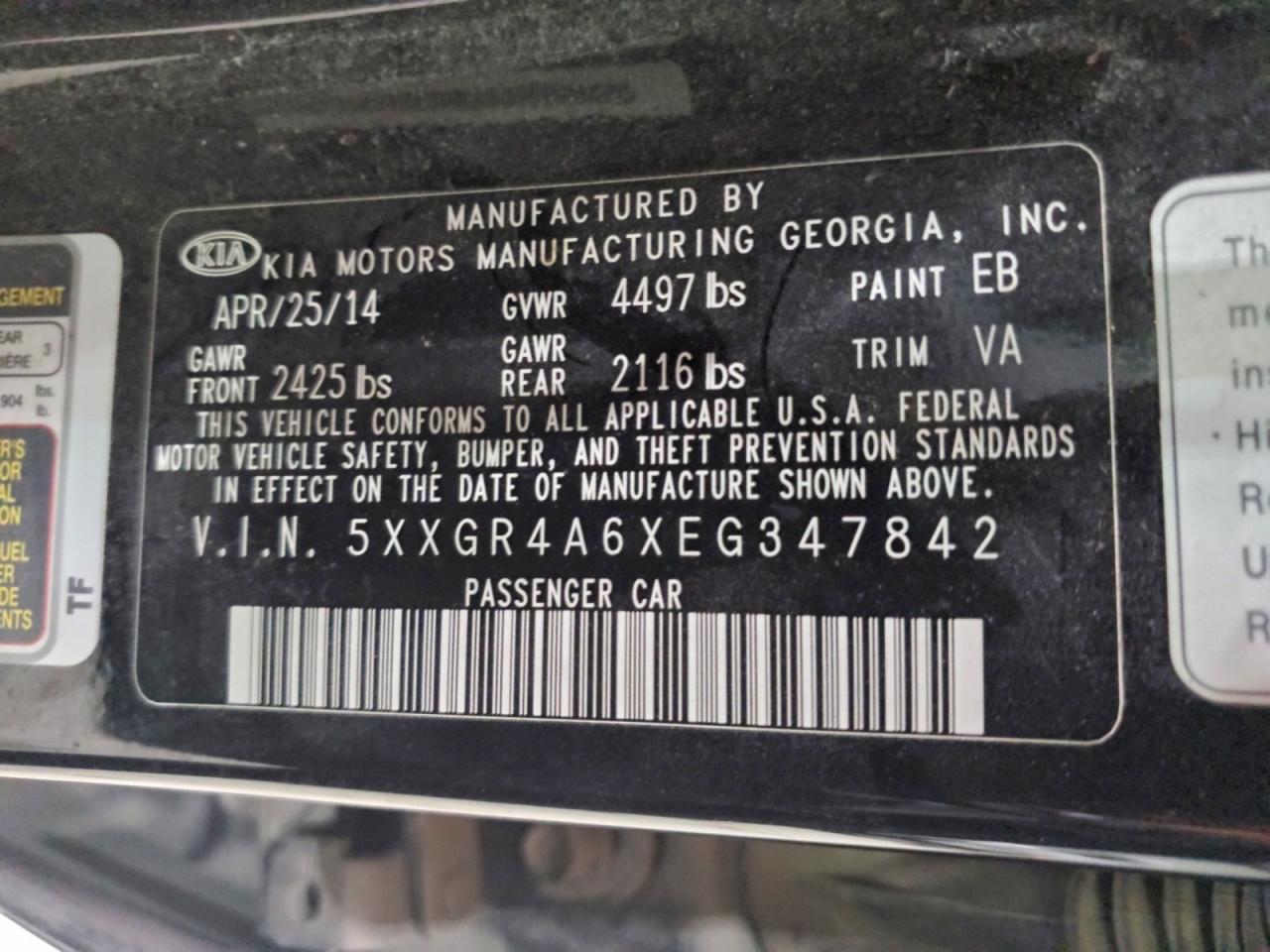2014 KIA OPTIMA SX photo 23