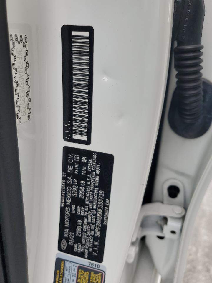 2021 KIA FORTE photo 13