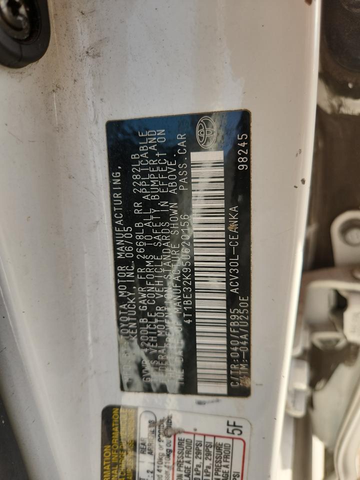 2005 TOYOTA CAMRY LE photo 12