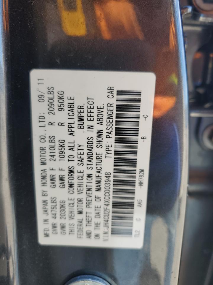 2012 ACURA TSX photo 12