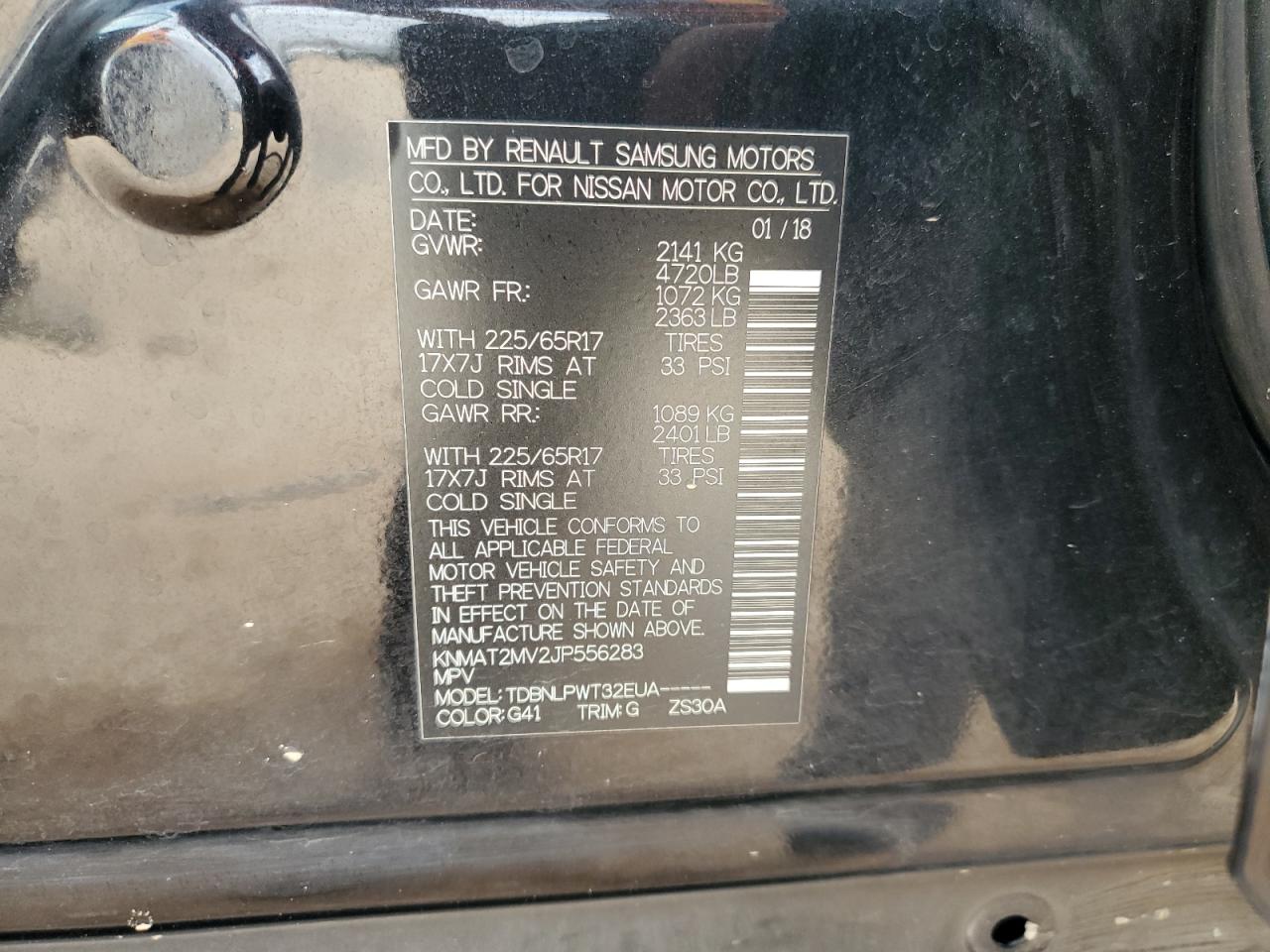 2018 NISSAN ROGUE S photo 13