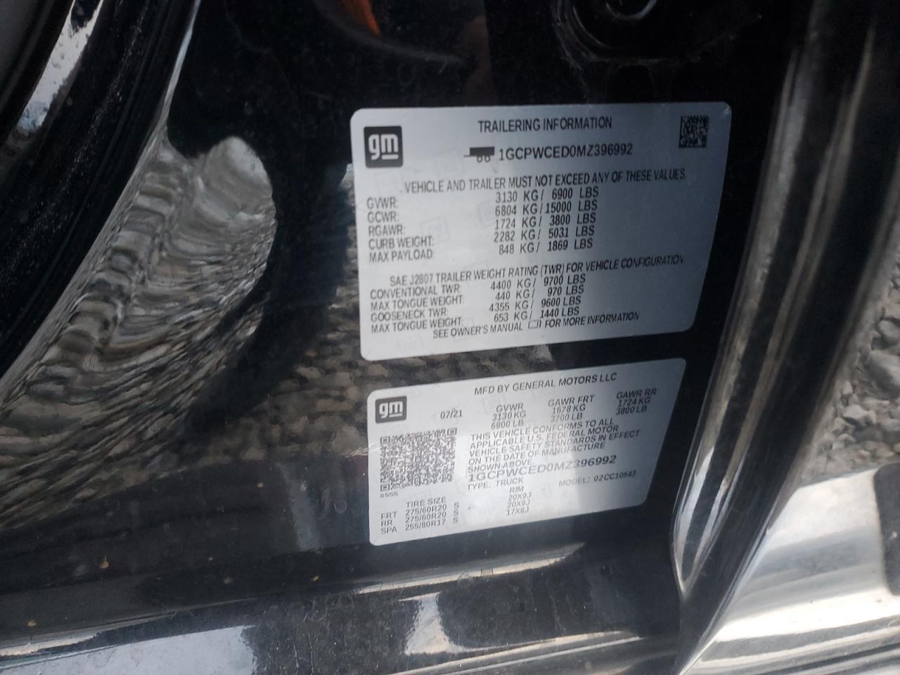 2021 CHEVROLET SILVERADO C1500 LT photo 23