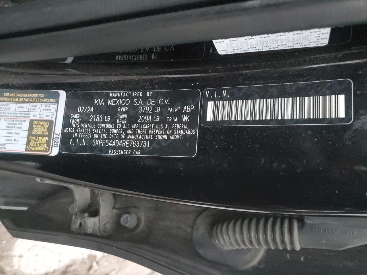 2024 KIA FORTE GT LINE photo 12